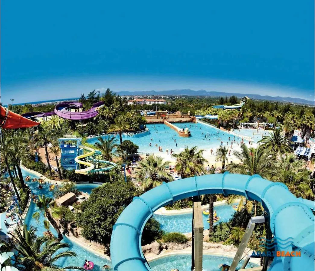 Apartbeach Maldivas III A Vista Piscina Jardin Y Parking La Pineda Spain