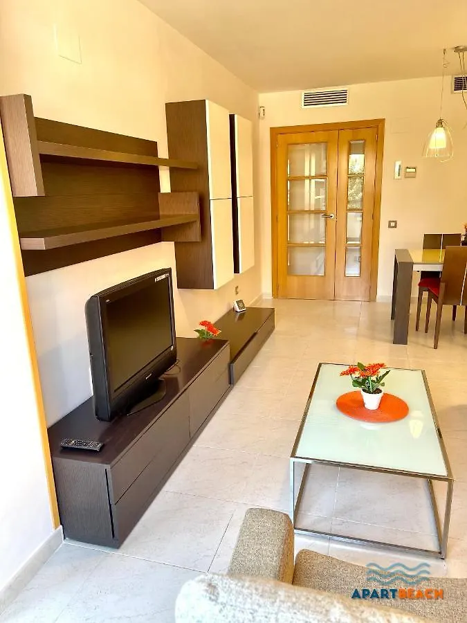 Apartbeach Maldivas III A Vista Piscina Jardin Y Parking La Pineda Apartment