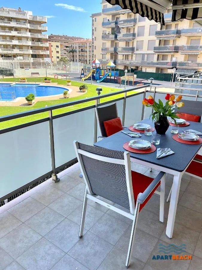 Apartbeach Maldivas III A Vista Piscina Jardin Y Parking La Pineda Apartment