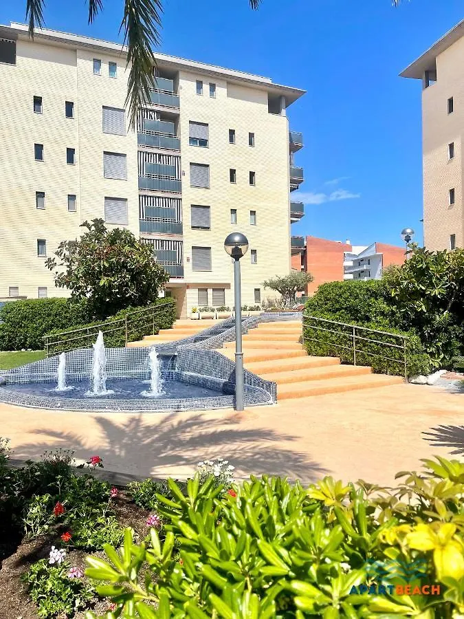 Apartbeach Maldivas III A Vista Piscina Jardin Y Parking La Pineda 0*,