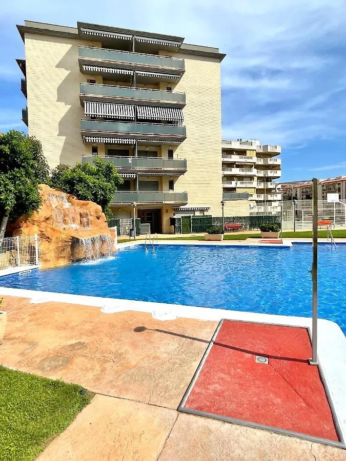 Apartbeach Maldivas III A Vista Piscina Jardin Y Parking La Pineda 0*,